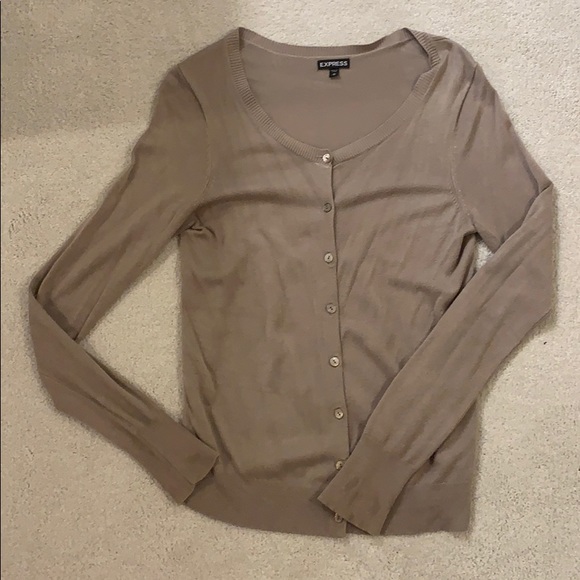 Tan Express Cardigan - Picture 1 of 4